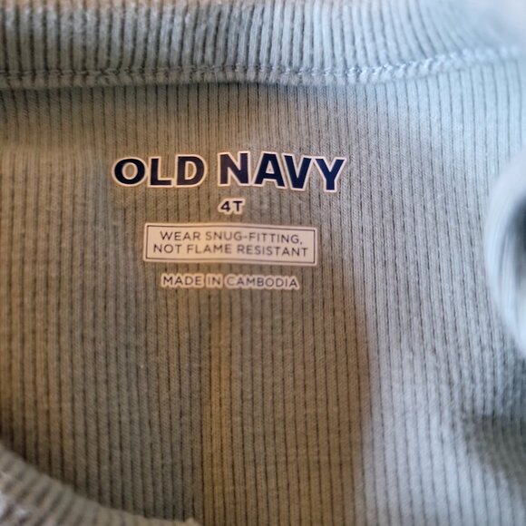 Old Navy Blue & Green Long Sleeve/Pants - Size 4T, Two Sets! - Picture 5 of 6